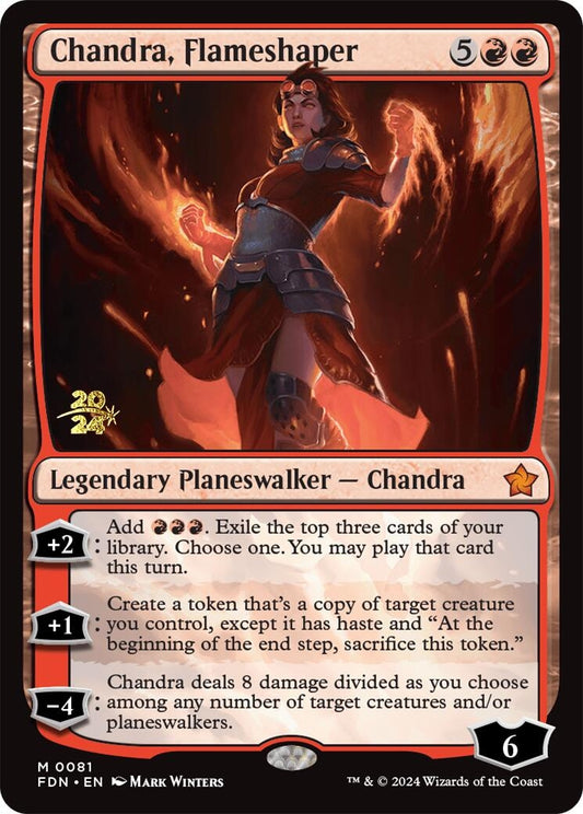 Image for Chandra, Flameshaper (81) (Prerelease Cards) - Magic: The Gathering