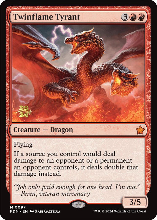 Image for Twinflame Tyrant (97) (Prerelease Cards) - Magic: The Gathering