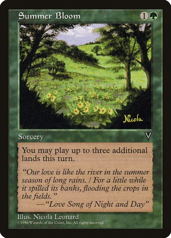 Image for Summer Bloom (Visions) - Magic: The Gathering