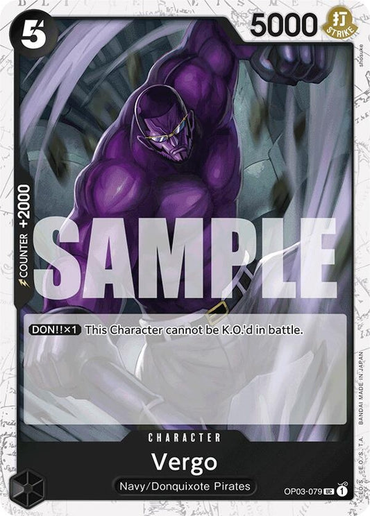 Image for Vergo (Jolly Roger Foil) (OP03-079) (Premium Booster -The Best-) - One Piece Card Game