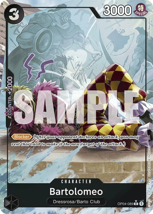 Image for Bartolomeo (OP04-089) (Full Art) (OP04-089) (Premium Booster -The Best-) - One Piece Card Game