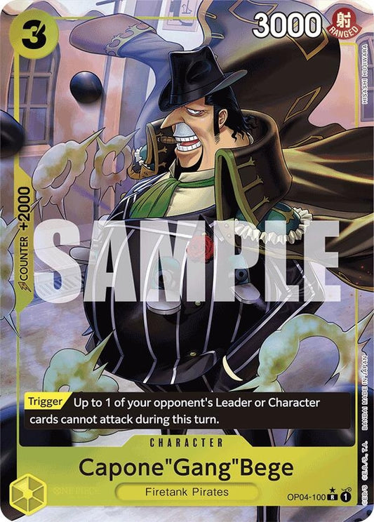 Image for Capone"Gang"Bege (OP04-100) (Full Art) (OP04-100) (Premium Booster -The Best-) - One Piece Card Game