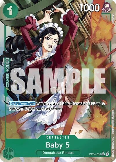 Image for Baby 5 (OP04-032) (Full Art) (OP04-032) (Premium Booster -The Best-) - One Piece Card Game