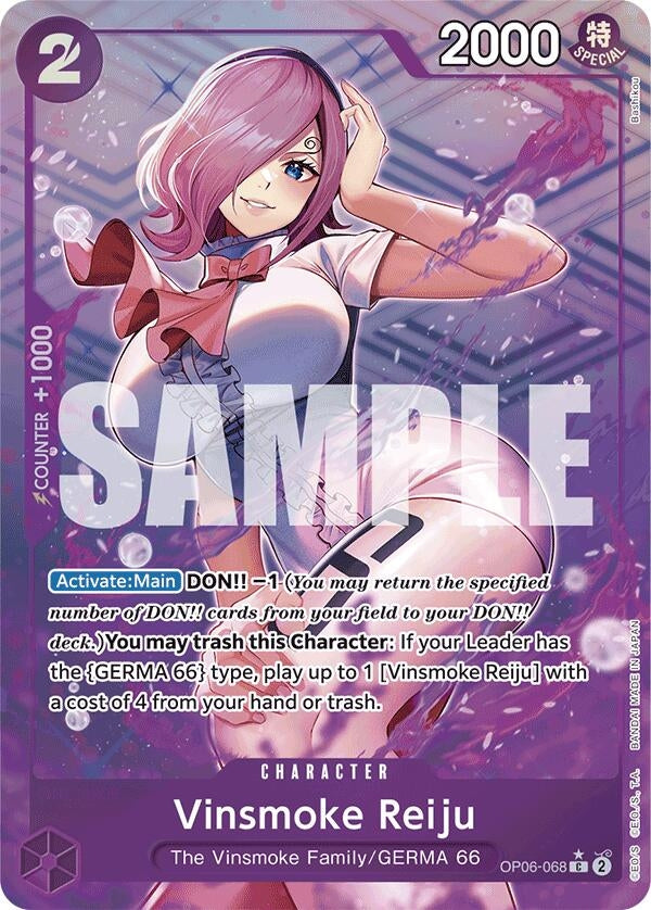 Image for Vinsmoke Reiju (OP06-068) (Full Art) (OP06-068) (Premium Booster -The Best-) - One Piece Card Game