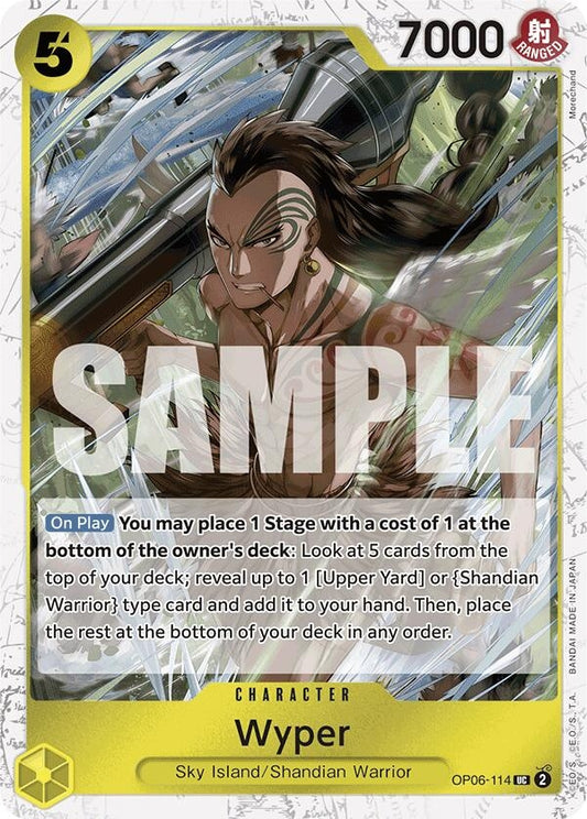 Image for Wyper (Jolly Roger Foil) (OP06-114) (Premium Booster -The Best-) - One Piece Card Game