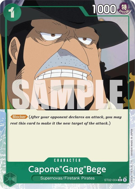 Image for Capone"Gang"Bege (ST02-004) (Full Art) (ST02-004) (Premium Booster -The Best-) - One Piece Card Game