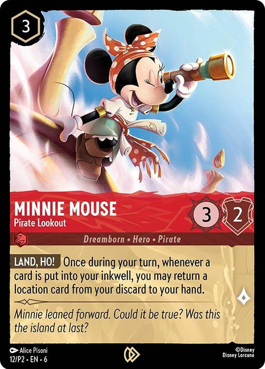 Image for Minnie Mouse - Pirate Lookout (12) (Disney Lorcana Promo Cards) - Disney Lorcana