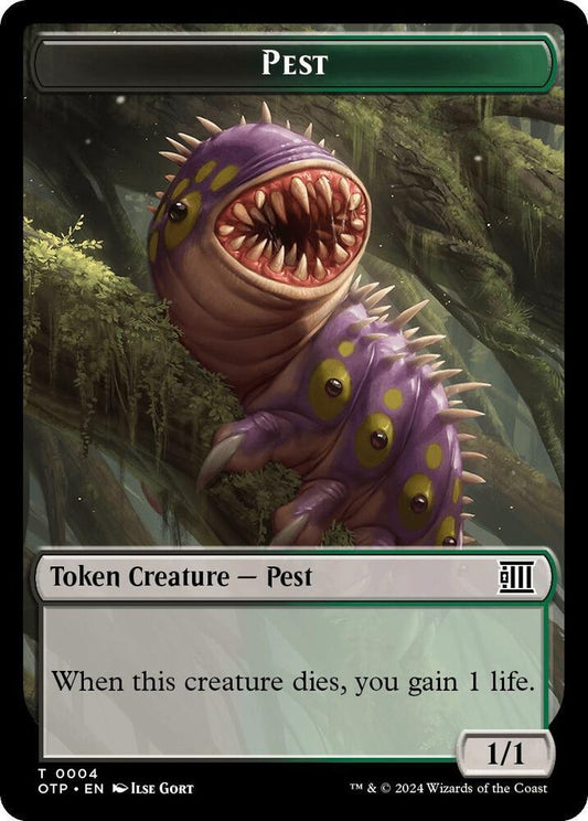 Image for Pest // Plot Double-Sided Token (4 // 20) (Outlaws of Thunder Junction: Breaking News) - Magic: The Gathering