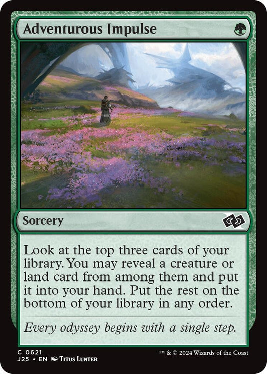 Image for Adventurous Impulse (621) (Foundations Jumpstart) - Magic: The Gathering