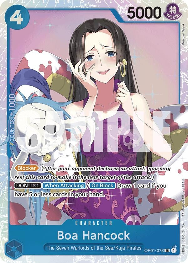 Image for Boa Hancock (OP01-078) (Reprint) (OP01-078) (Premium Booster -The Best-) - One Piece Card Game