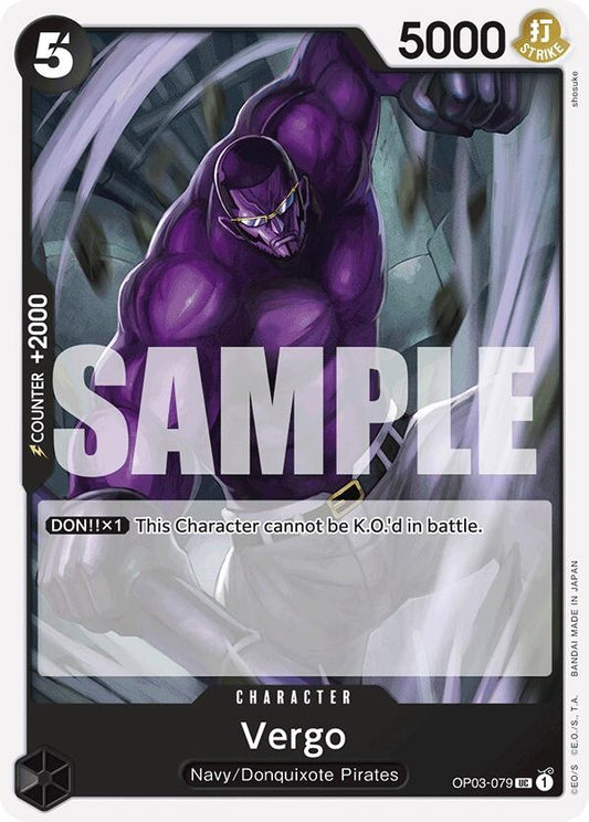 Image for Vergo (Reprint) (OP03-079) (Premium Booster -The Best-) - One Piece Card Game