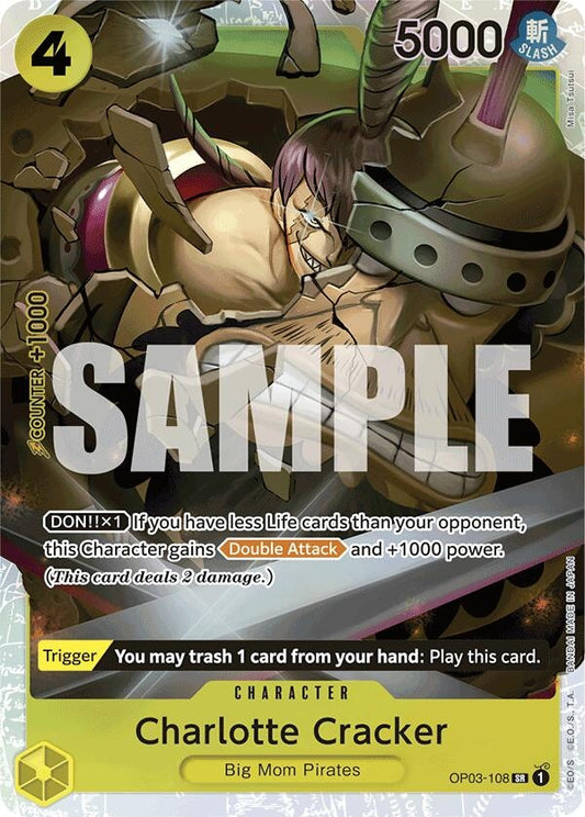 Image for Charlotte Cracker (Reprint) (OP03-108) (Premium Booster -The Best-) - One Piece Card Game