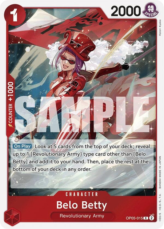 Image for Belo Betty (OP05-015) (Reprint) (OP05-015) (Premium Booster -The Best-) - One Piece Card Game
