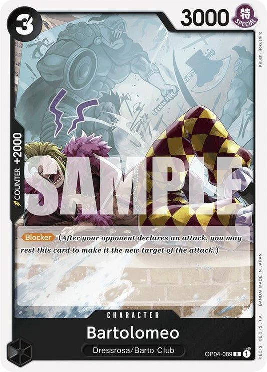 Image for Bartolomeo (OP04-089) (Reprint) (OP04-089) (Premium Booster -The Best-) - One Piece Card Game