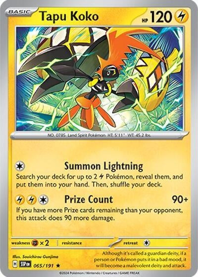Image for Tapu Koko (065/191) (Deck Exclusives) - Pokemon