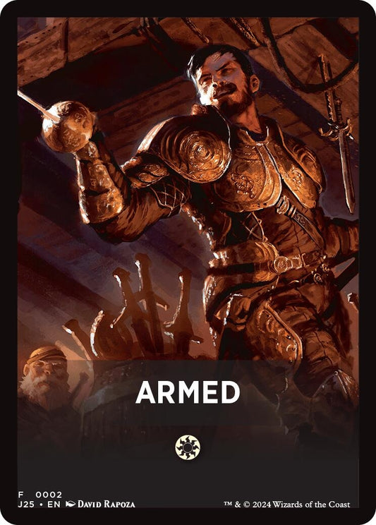 Image for Armed Theme Card (2) (Foundations Jumpstart) - Magic: The Gathering