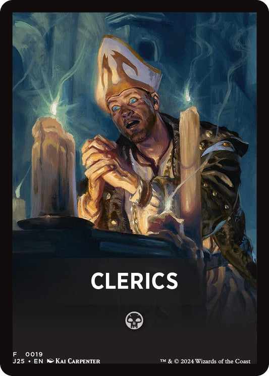 Image for Clerics Theme Card (19) (Foundations Jumpstart) - Magic: The Gathering