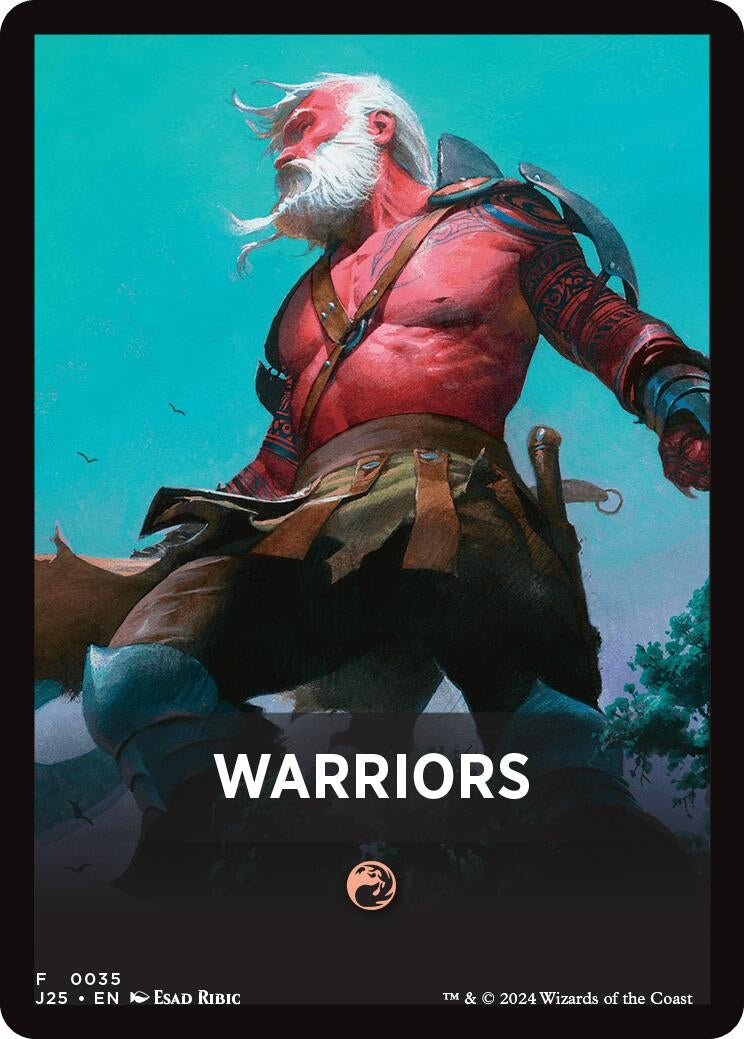 Image for Warriors Theme Card (35) (Foundations Jumpstart) - Magic: The Gathering
