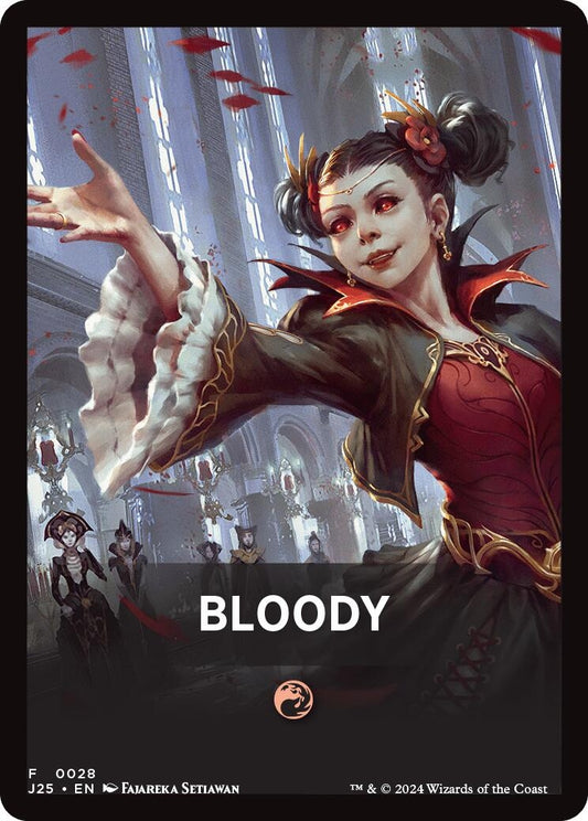 Image for Bloody Theme Card (28) (Foundations Jumpstart) - Magic: The Gathering