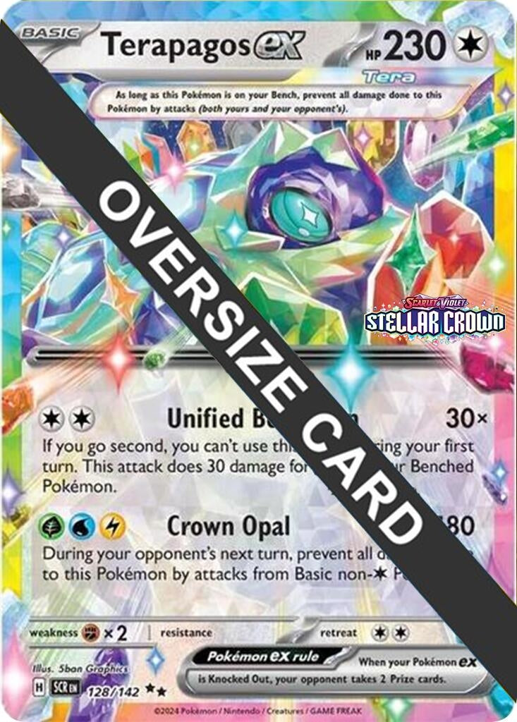 Image for Terapagos ex (128/142) (Jumbo Cards) - Pokemon