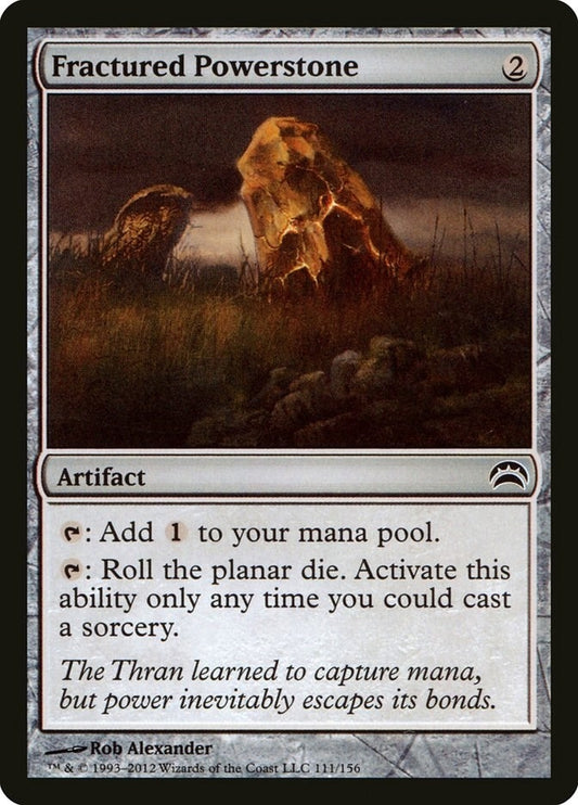 Image for Fractured Powerstone (111) (Planechase 2012) - Magic: The Gathering