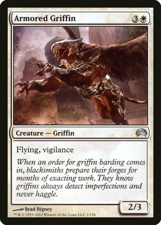 Image for Armored Griffin (1) (Planechase 2012) - Magic: The Gathering
