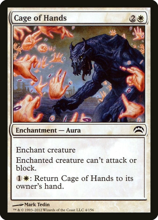 Image for Cage of Hands (4) (Planechase 2012) - Magic: The Gathering