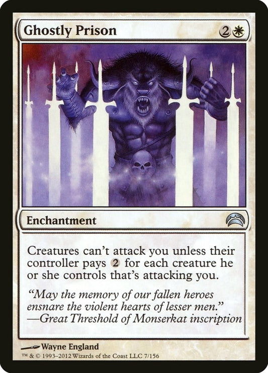 Image for Ghostly Prison (7) (Planechase 2012) - Magic: The Gathering