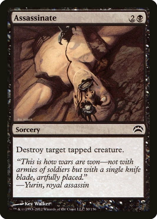 Image for Assassinate (30) (Planechase 2012) - Magic: The Gathering