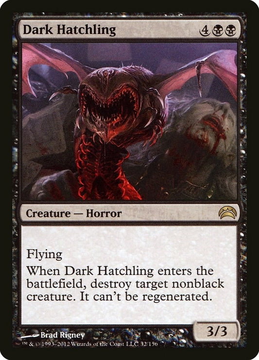 Image for Dark Hatchling (32) (Planechase 2012) - Magic: The Gathering