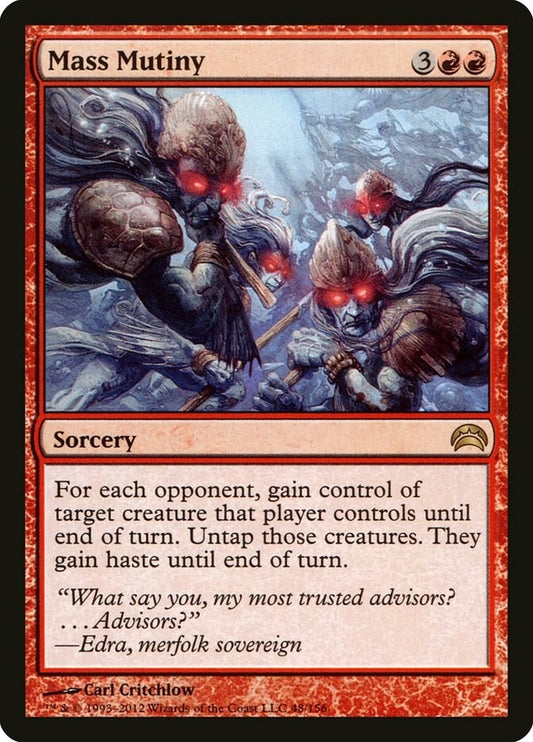 Image for Mass Mutiny (48) (Planechase 2012) - Magic: The Gathering