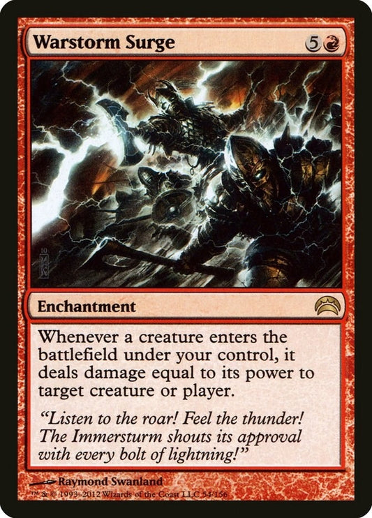 Image for Warstorm Surge (54) (Planechase 2012) - Magic: The Gathering