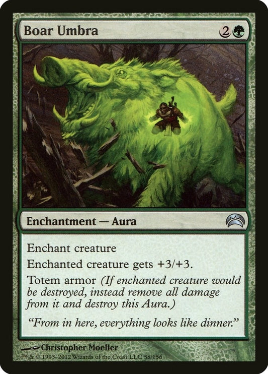 Image for Boar Umbra (58) (Planechase 2012) - Magic: The Gathering