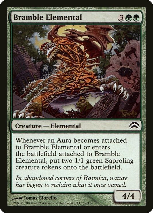 Image for Bramble Elemental (59) (Planechase 2012) - Magic: The Gathering