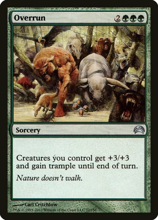 Image for Overrun (72) (Planechase 2012) - Magic: The Gathering