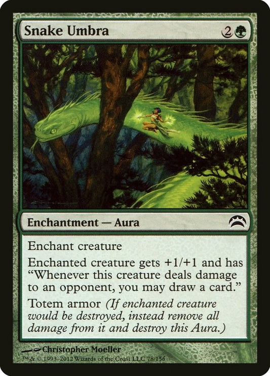 Image for Snake Umbra (78) (Planechase 2012) - Magic: The Gathering