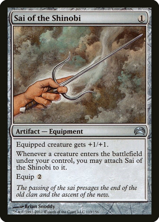 Image for Sai of the Shinobi (113) (Planechase 2012) - Magic: The Gathering