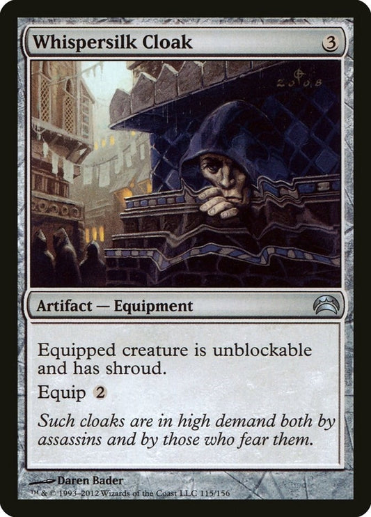 Image for Whispersilk Cloak (115) (Planechase 2012) - Magic: The Gathering