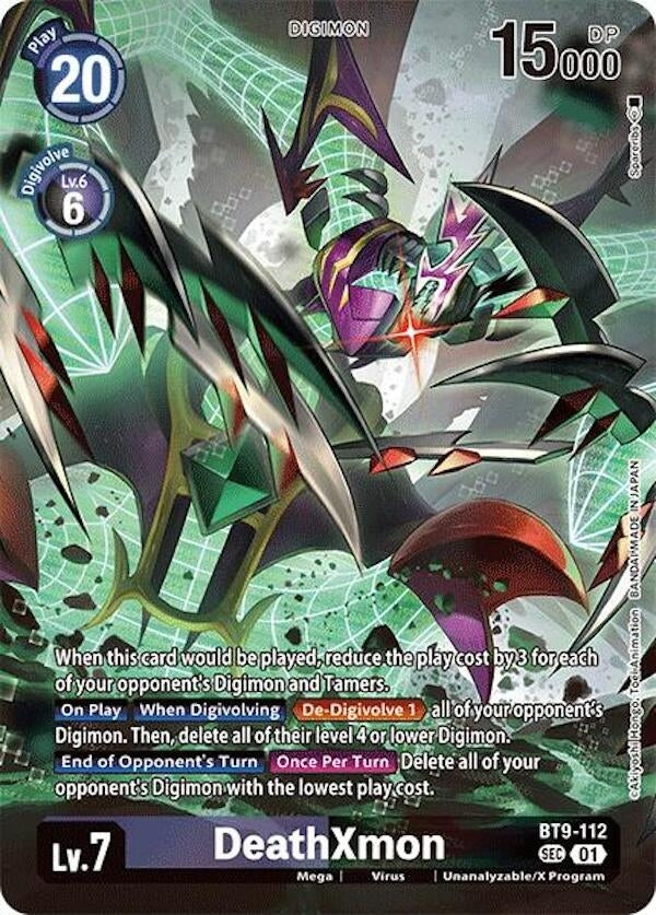 Image for DeathXmon (Alternate Art) (BT9-112 SEC) (Special Limited Set) - Digimon Card Game