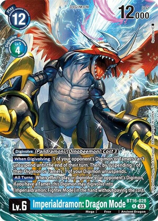 Image for Imperialdramon: Dragon Mode (Alternate Art) (BT16-028 R) (Special Limited Set) - Digimon Card Game