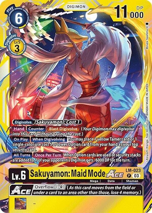 Image for Sakuyamon: Maid Mode ACE (LM-023 P) (Special Limited Set) - Digimon Card Game