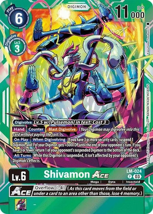 Image for Shivamon ACE (LM-024 P) (Special Limited Set) - Digimon Card Game