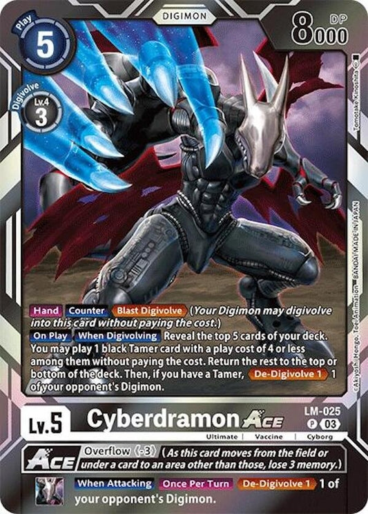Image for Cyberdramon ACE (LM-025 P) (Special Limited Set) - Digimon Card Game