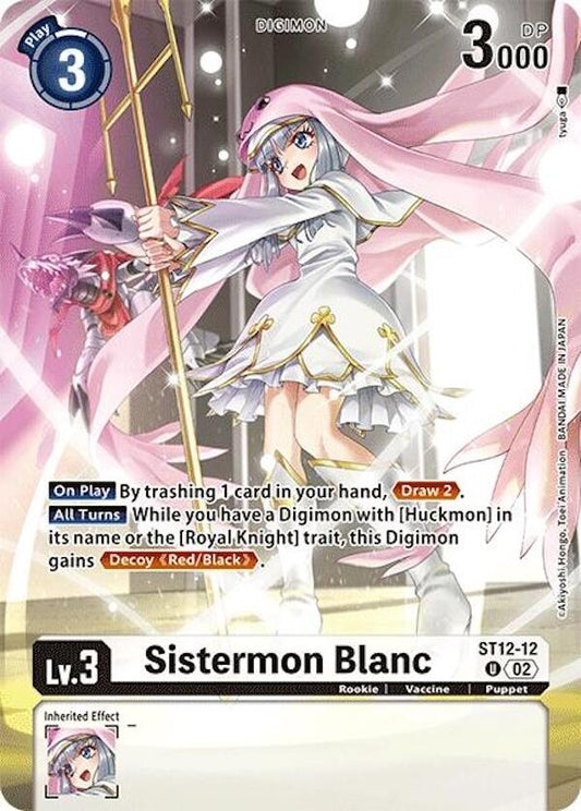 Image for Sistermon Blanc (Alternate Art) (ST12-12 U) (Special Limited Set) - Digimon Card Game