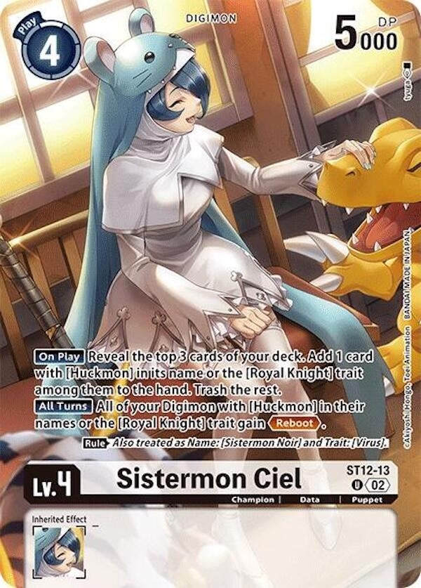 Image for Sistermon Ciel (Alternate Art) (ST12-13 U) (Special Limited Set) - Digimon Card Game