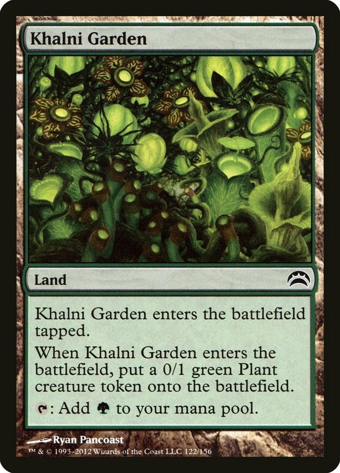 Image for Khalni Garden (122) (Planechase 2012) - Magic: The Gathering