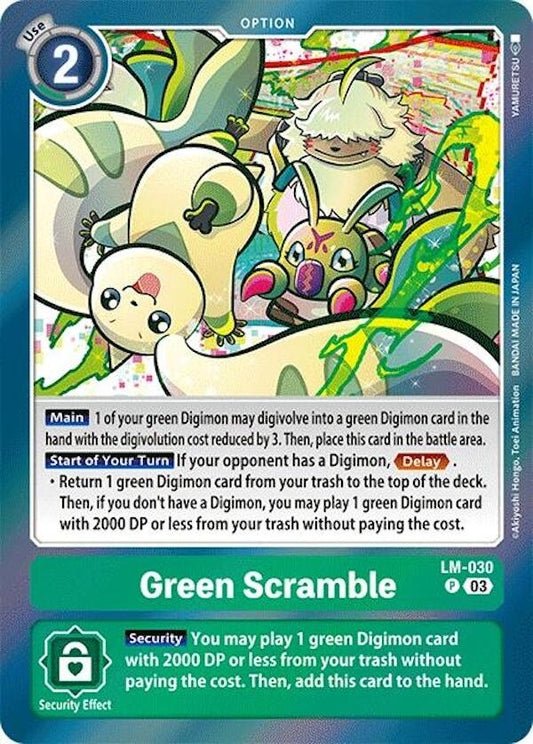 Image for Green Scramble (LM-030 P) (Special Limited Set) - Digimon Card Game