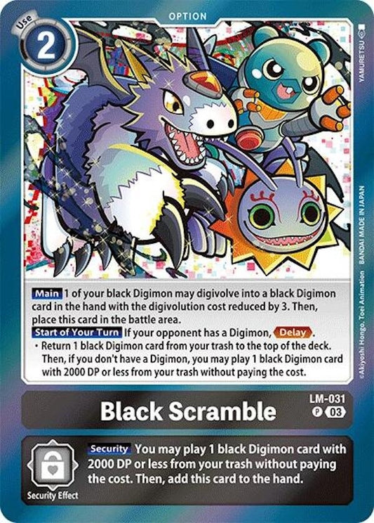 Image for Black Scramble (LM-031 P) (Special Limited Set) - Digimon Card Game