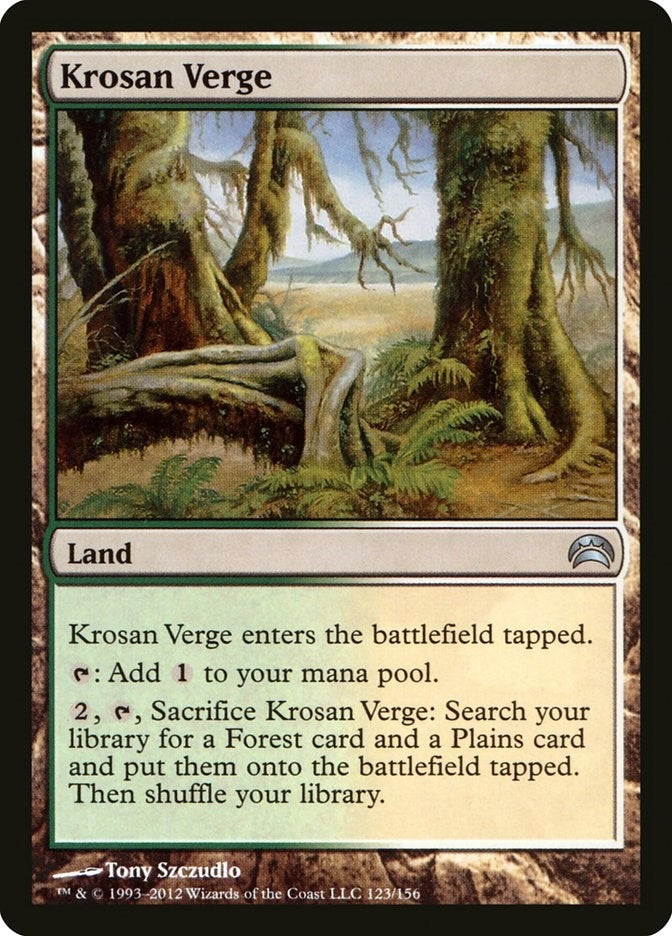 Image for Krosan Verge (123) (Planechase 2012) - Magic: The Gathering
