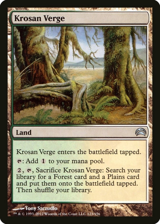 Image for Krosan Verge (123) (Planechase 2012) - Magic: The Gathering